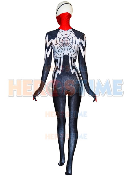 Disfraz De Spider-Woman 3D Cindy Luna Para Mujer - Traje Mono Cosplay Para Halloween Y Fiestas